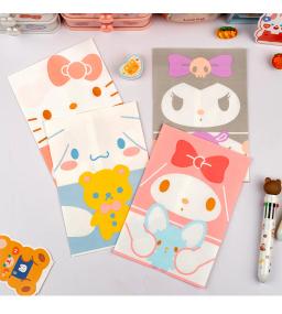 Mini Saco De Armazenamento De Papel, Cute Cartoon Sanrio Kuromi, Petiscos De Frutas, Embalagem De Amor, Saco De Presente Decorativo, Festa - Image 3
