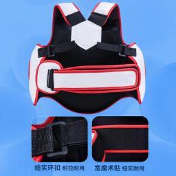 MMA Muay Thai Boxe Guarda Peito para Crianças, Treinamento de Artes Marciais, Equipamento de Proteção de Competição, Uniforme Colete Infantil, Protetor Corporal - Image 6