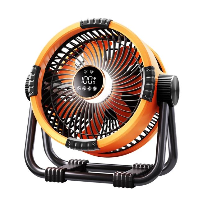 Ventilador de Acampamento 20000mAh Bateria Recarregável Portátil Tenda Sem Fio com Luz LED