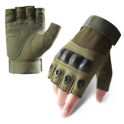 Luvas de ciclismo de meio dedo para homens e mulheres, ao ar livre, tático, equitação, MTB, motociclista, tiro, ginásio, montanhismo - Image 1