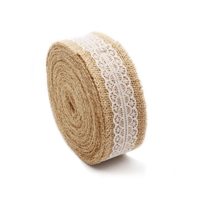 Rolos de Serapilheira de Juta Natural para Decoração Rústica de Casamento e Festas - Laço de Fita Hessian para Projetos DIY de 1 a 10 Metros