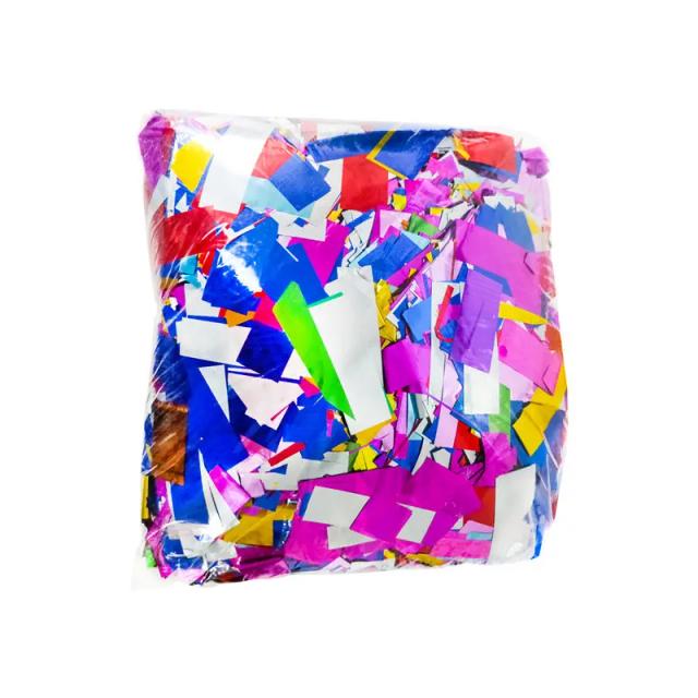 Máquina de Confete Colorido Ouro e Prata com Efeito DMX para Festas e Shows ao Vivo