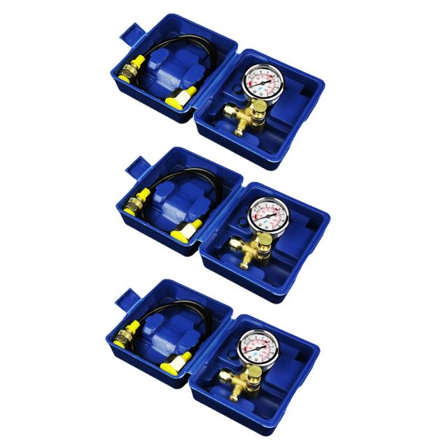 Kit de Teste de Pressão com Martelo e Acessórios de Carregamento de Nitrogênio - 1400 PSI, 3 Peças