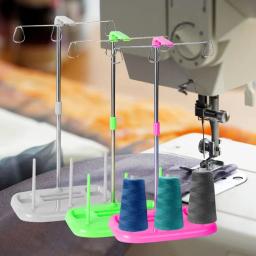 Suporte para linha de costura para bordado, Wire Rack, Thread Organizer, DIY, ferramentas domésticas, acessórios, 3 Spool - Image 1