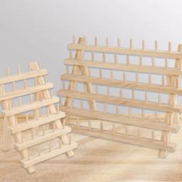 Suporte linha dobrável 30/80/120 carretéis costura bordado rack organizador parede pendurado cones prateleira - Image 4