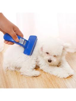 Pente de massagem auto-limpante para animais de estimação, removedor de cabelo, escova multiúso, ferramenta de beleza, gatos e cães, chihuahua e pug - Image 6