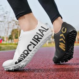 Sapatos profissionais de atletismo, Tênis cravados antiderrapantes, Sapatos de treinamento leve, Sapatos confortáveis de pato mandarim - Image 2