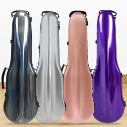 Luz De Fibra De Carbono Violino Hard Case com Spectrum Bag, Fiddler Saco De Armazenamento, Shell Duro Armazenamento Proteger, Mochila, Alta Qualidade - Image 5
