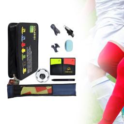 Futebol Árbitro Bolsa, Árbitro Cartões, Apito, Acessório - Image 4
