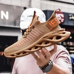 Tênis casual de malha respirável para homem, tênis masculino para aumento de altura, sapatos da moda, tamanhos 39-46, masculino adulto - Image 1