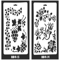 Desenho reutilizável Stencils Pintura e Decoração Arte Suprimentos, Modelo oco, Scrapbooking DIY, Artesanato plástico, Estêncil de tinta - Image 2
