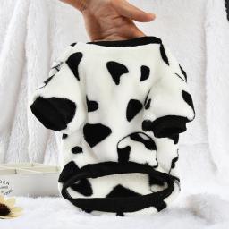 Moletons quentes para cães pequenos e médios, roupas de gato, gatinho macio e aconchegante, jaqueta de cachorro, traje Chihuahua, outono e inverno - Image 3