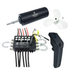Grupo w7 kit de esportes aquáticos (inclui alta corrente fsesc75300 84v e novo 65161 motor de eixo redondo) controlador remoto à prova dwaterproof água - Image 1