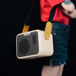 Amplificador de áudio de baixo elétrico portátil, acessórios para instrumentos musicais, alto-falante recarregável para guitarra acústica elétrica - Image 4