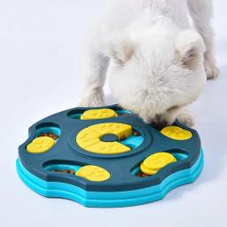 Brinquedos interativos do enigma do alimentador lento para animais de estimação, Brinquedos do enigma do cão, Puppy IQ Food Dispenser, Comer lentamente, Tigela antiderrapante, Jogo de treinamento do gato - Image 1