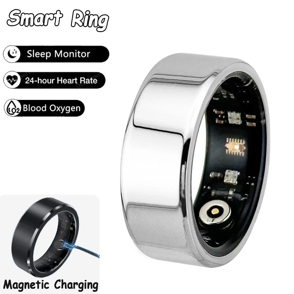 Monitor de Saúde Anel Inteligente Dinâmico para Homens e Mulheres, Medição de Freqüência Cardíaca, Registro de Exercícios, Stress Testing, SmartRing, Pk R02, R03 - Image 1