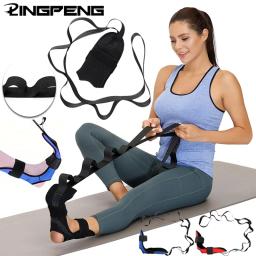 Ajuste Segmentado Yoga Alongamento Band, Assistido com Pé Alongamento Band, Treinamento de Reabilitação, Perna - Image 1