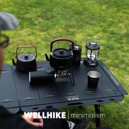 WELLHIKE Outdoor SWS Yunchi 5 unidades IGT Mesa dobrável multifuncional de liga de alumínio com altura ajustável - Image 2