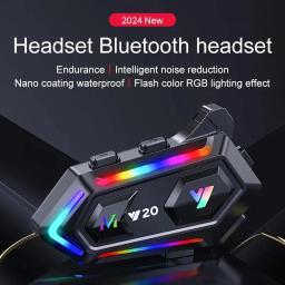 Coleção AliExpress Y20 impermeável motocicleta capacete, fone de ouvido Bluetooth para Rider, telefone, leitor de música, comunicador alto-falantes, BT5.3, 1000mAh - Image 2