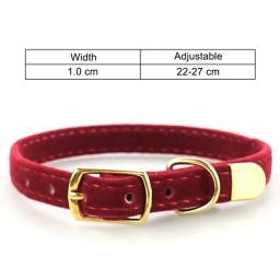 Coleira ajustável com coleiras de segurança, Coleira Pet Monocromática para Cachorro e Cães Pequenos, Collarhu Produtos para Gatinhos - Image 3