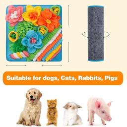 Sniffing Pad for Pets, Dog and Cat Foraging Toys, Indoor Play, Eating Mat, Alivie Stress, Release Energy, Treasure Hunting, Slow Food - Image 4