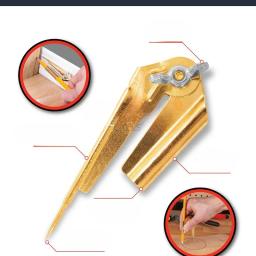 Máquina de marcação bússola para madeira, preciso Scriber, contorno, casa, ferramenta de instalação personalizada, DIY, novo - Image 1