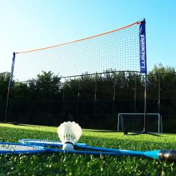 Portátil dobrável padrão profissional badminton net indoor esportes ao ar livre vôlei tênis treinamento redes quadradas malha - Image 2