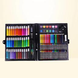 Conjunto de desenho para crianças, pintura, lápis de cor, canetas aquarela, caneta art, 150 pcs - Image 4