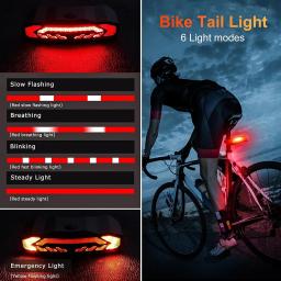 Hollarm luz dianteira da bicicleta com chifre de bicicleta alarme controle remoto à prova dwaterproof água farol da cauda com luzes freio sinal volta - Image 3