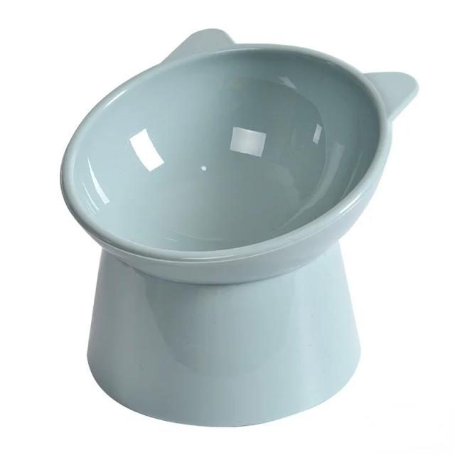 Tigela Ajustável para Animais de Estimação com Protetor de Pescoço para Bebida Sem Espasmos, Ideal para Gatos e Cães.