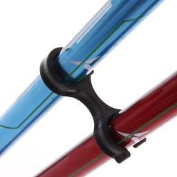 Outdoor bengalas de conexão, escalada Rod Clip, antiderrapante Trekking Pole, fivela de anel duplo, 8 caracteres, 4pcs - Image 3