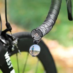 Espelho Retrovisor de Bicicleta Universal, Ajustável, Guiador de Ciclismo, Espelhos Convexos, Refletor de Visão para MTB, Acessórios para Road Bike - Image 3