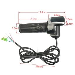 36V 48V 60V Bicicleta Elétrica Controle de Velocidade do Acelerador Acelerador Com Display LCD Veículo Elétrico Controlador do Acelerador Parte - Image 3