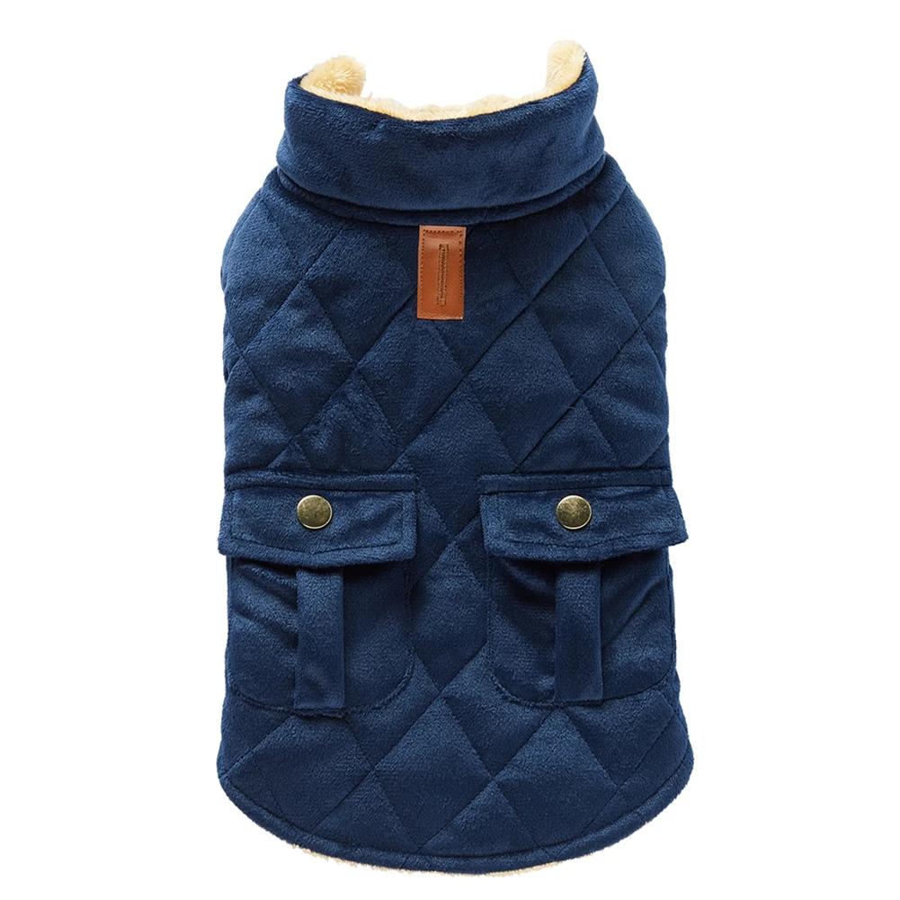 Casacos de inverno com trela para cães, clima frio, colete de lã, jaqueta para animais, roupas para cães pequenos e médios - Image 1