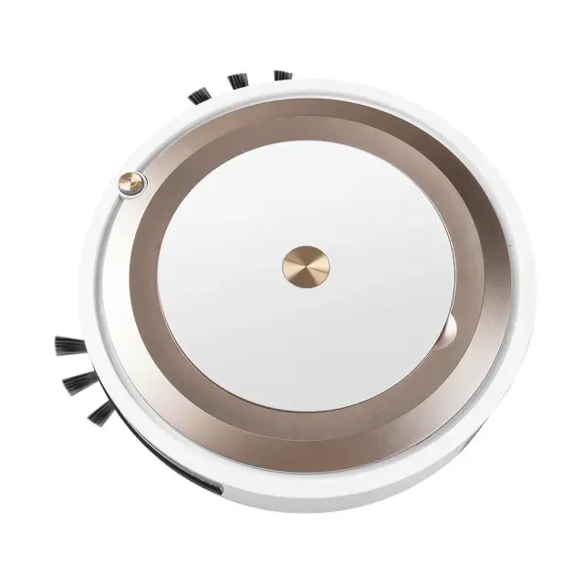 Aspirador Robô 5 em 1 USB Recarregável com Limpeza Automática e Função de Varrer