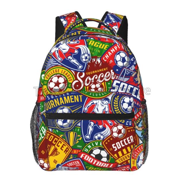 Mochila Unissex para Futebol: Ideal para Viagens, Escola e Uso Casual com Compartimento para Laptop