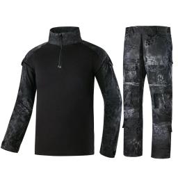 Uniformes táticos multicamadas do exército, camuflagem, camisa de caminhada, calças cargo, homens, conjuntos ao ar livre, equipamentos de caça, resistente ao desgaste - Image 2