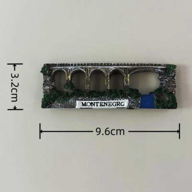 Ímãs de Geladeira Decorativos: Adesivos Magnéticos e Fotográficos para Presentes de Casamento e Lembranças da Ponte do Rio Tara