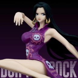 Uma peça anime boa hancock figuras brinquedos gk cobra princesa figura de ação 21cm sexy cheongsam menina boneca estatuetas estátua - Image 5