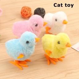 Cat Wind Up Jumping Toy, Presentes interativos, Frango, Engraçado Pet Teaser, Gatinhos Brinquedos, Suprimentos para cães, Acessórios para jogos de gatos - Image 1