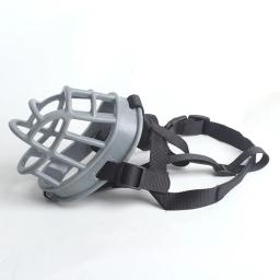 Cão ajustável focinho macio silicone respirável forte cesta pequeno médio grande x-grandes cães boca focinhos leve e durável - Image 6