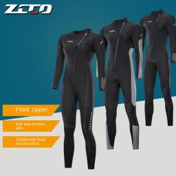 Neoprene manga curta ou longa wetsuit, mergulho, wetsuit caça submarina, zíper traseiro, terno de surf, quente em água fria, mergulho, 3mm - Image 5