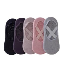 1 par profissional feminino meias de yoga silicone antiderrapante ballet pilates meias femininas sem costas respirável bandagem dança esportes meias - Image 1