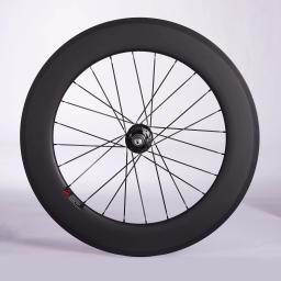 CSC 700C Rodas de carbono Roda traseira dianteira única 38/50/60/88mm Faixa de profundidade Clincher tubeless engrenagem fixa flip flop conjunto de rodas de bicicleta - Image 4