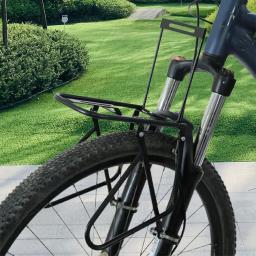 Suporte de bagageiro dianteiro de bicicleta, acessórios de transporte, para ciclismo, touring, mountain bike, equitação, para adulto - Image 2