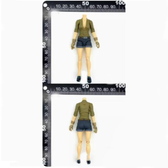 Boneca Soldado Feminina em Movimento - Acessório DIY para Figuras de Ação 3,75" em Escala 1:18