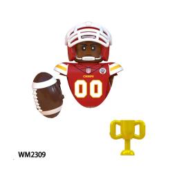 Mini Action Figure Toys, Futebol, Rugby, Basquete, Esportes, Pacote de Jogador, NFL, Blocos de Construção, 24Pcs, Conjunto - Image 6