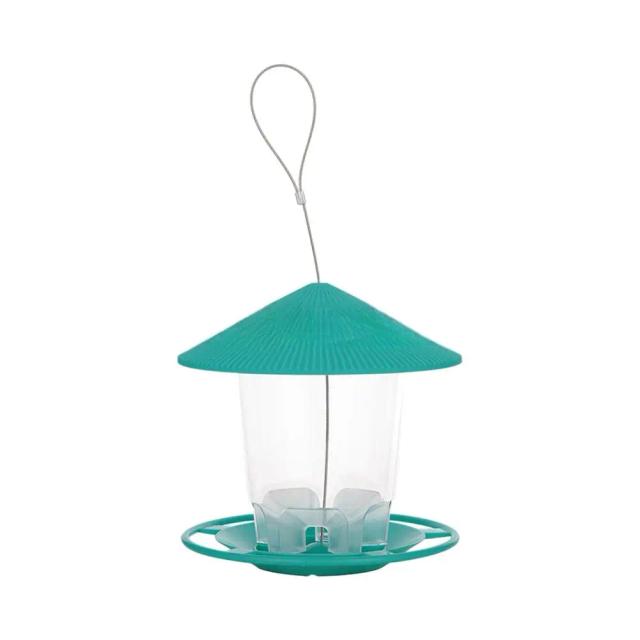 Alimentador Suspenso para Aves Selvagens e Pesadas - Recipiente Resistente para Alimentos ao Ar Livre, Perfeito para Amantes da Natureza