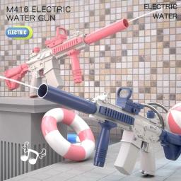 Automatic Water Absorbing Toy Gun, pistola de água ao ar livre, adequado para adultos e crianças, M416 - Image 3