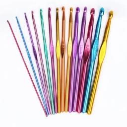 4 pces/8 pces novo 2/2.5/3/3.5mm óxido de alumínio agulhas de tricô crochê gancho tecer agulhas de crochê ferramentas de malha acessórios - Image 4